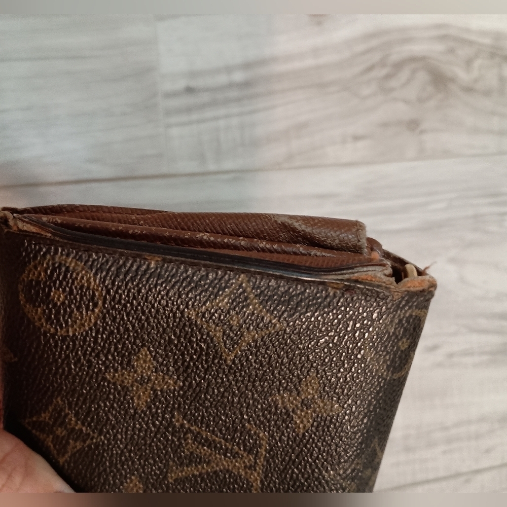 Louis Vuitton Monogram Portefeiulle Sarah LongBifold Wallet Brown - Picture 6 of 13